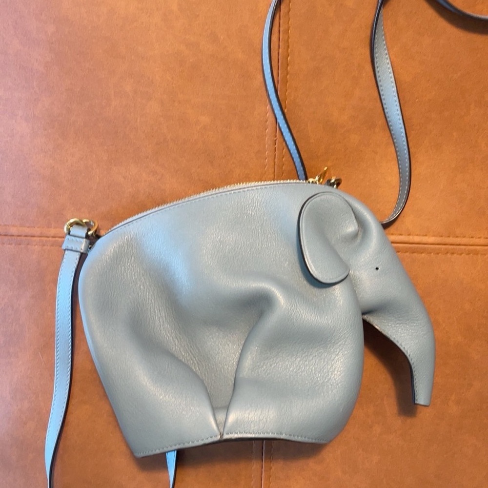 Loewe mini elephant crossbody bag